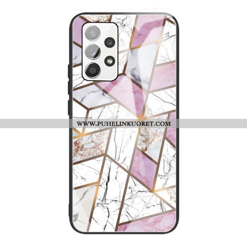 Case Samsung Galaxy A53 5G Geometria Marmori Karkaistu Lasi