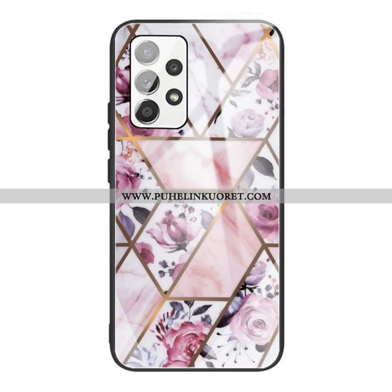 Case Samsung Galaxy A53 5G Geometria Marmori Karkaistu Lasi