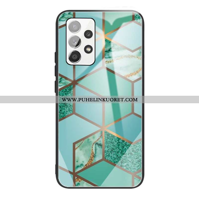 Case Samsung Galaxy A53 5G Geometria Marmori Karkaistu Lasi