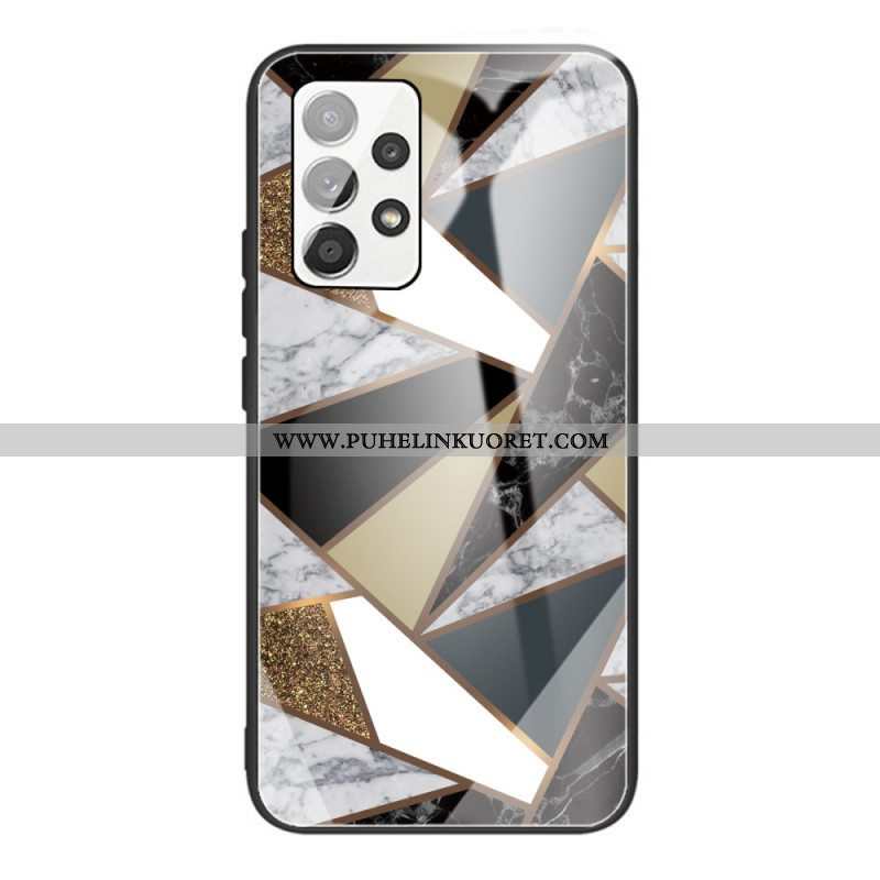 Case Samsung Galaxy A53 5G Geometria Marmori Karkaistu Lasi