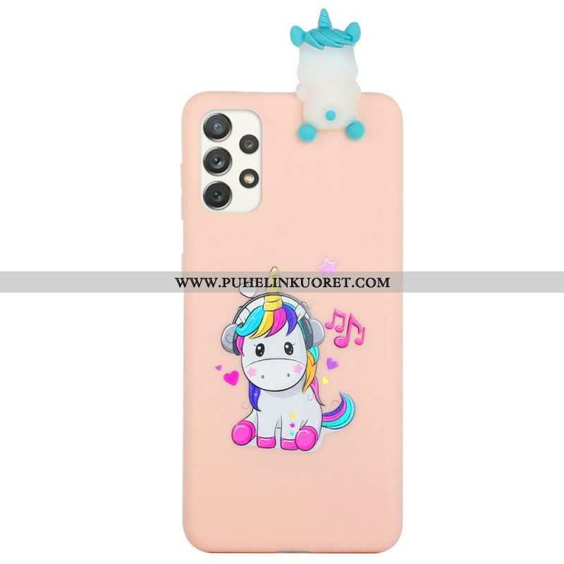 Kuori Samsung Galaxy A53 5G Unicorn Fun 3d