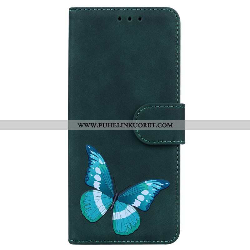 Nahkakotelo Samsung Galaxy A53 5G Skin Touch Butterfly