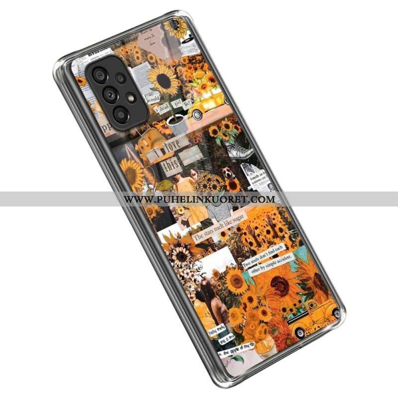 Case Samsung Galaxy A53 5G Ikuiset Auringonkukat