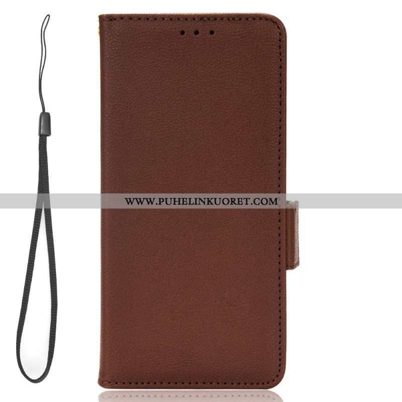 Kotelot Samsung Galaxy A54 5G Suojaketju Kuori Strappy Leather Style