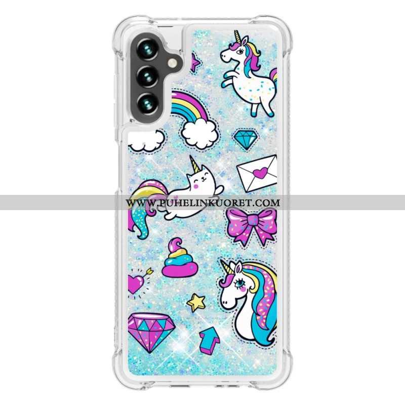 Case Samsung Galaxy A54 5G Kimaltelevat Yksisarviset