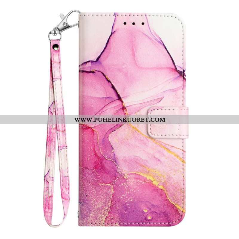 Kotelot Samsung Galaxy A54 5G Suojaketju Kuori Strip Marble