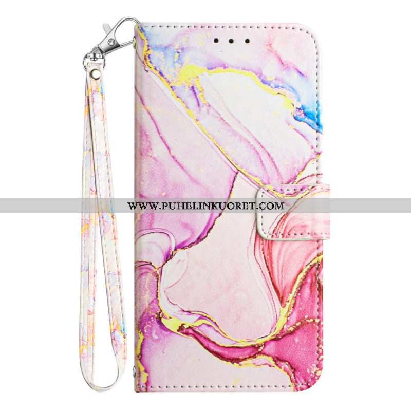 Kotelot Samsung Galaxy A54 5G Suojaketju Kuori Strip Marble