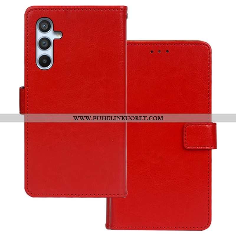 Flip Case Samsung Galaxy A54 5G Nahkajäljitelmä Idewei