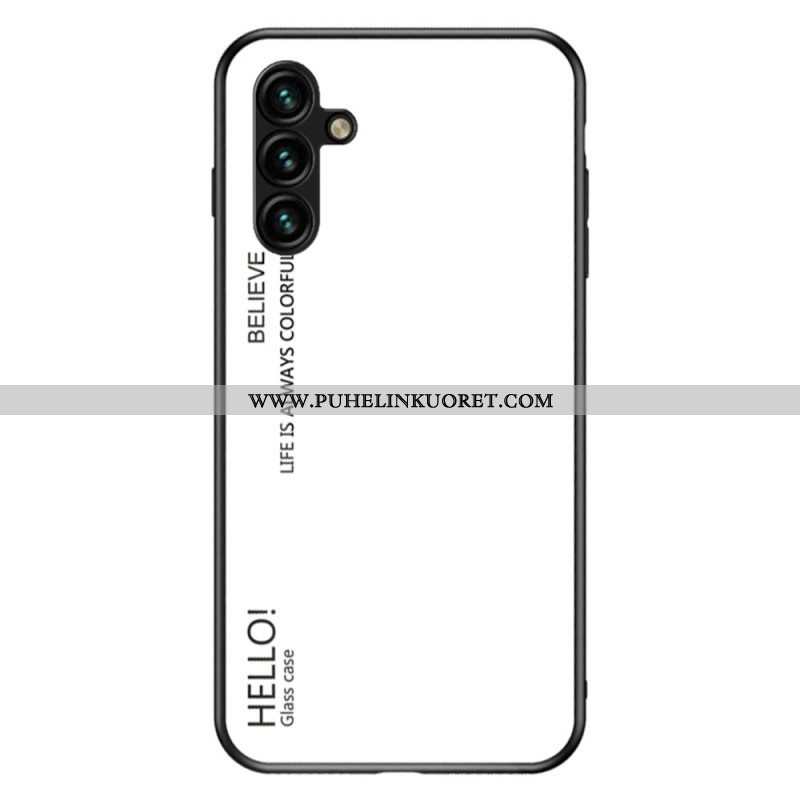 Case Samsung Galaxy A54 5G Karkaistu Lasi Hello