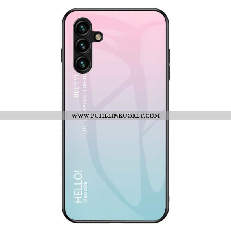 Case Samsung Galaxy A54 5G Karkaistu Lasi Hello