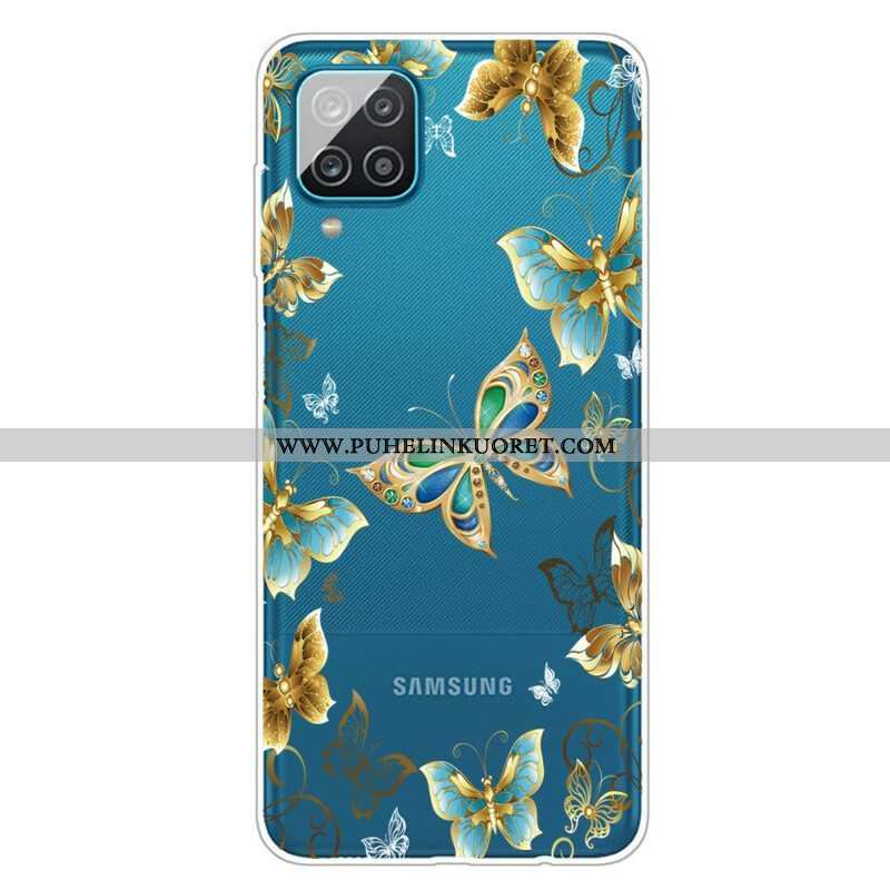 Kuori Samsung Galaxy M12 / A12 Design-perhosia