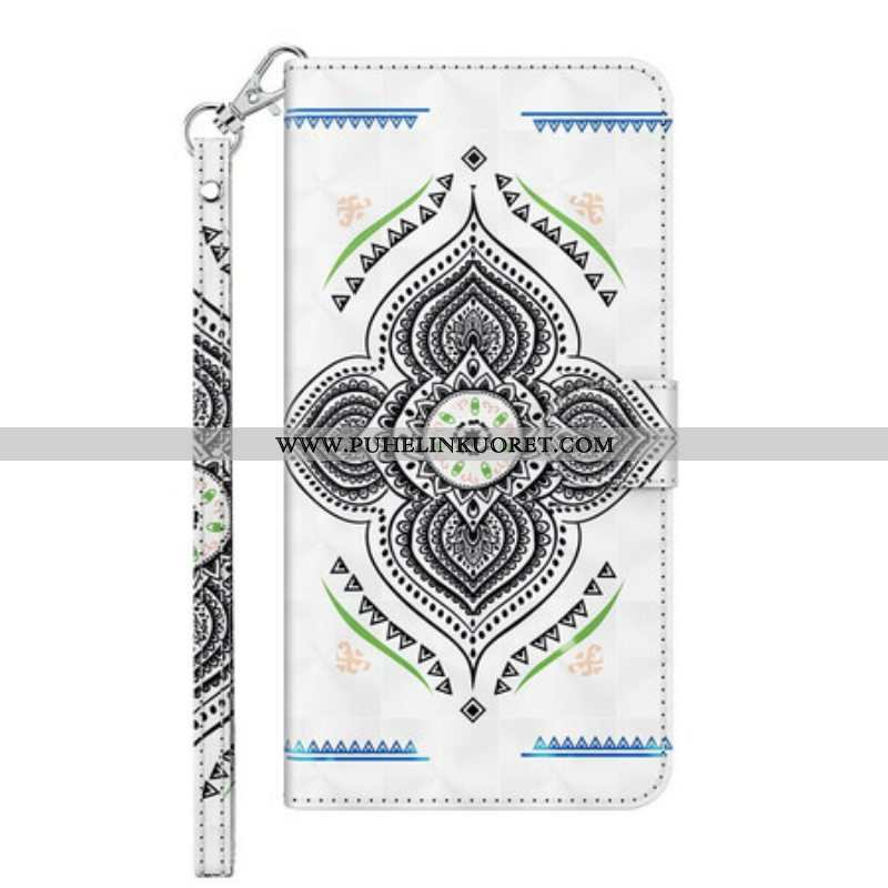 Kotelot Samsung Galaxy M12 / A12 Light Spots Mandala Kaulanauhalla