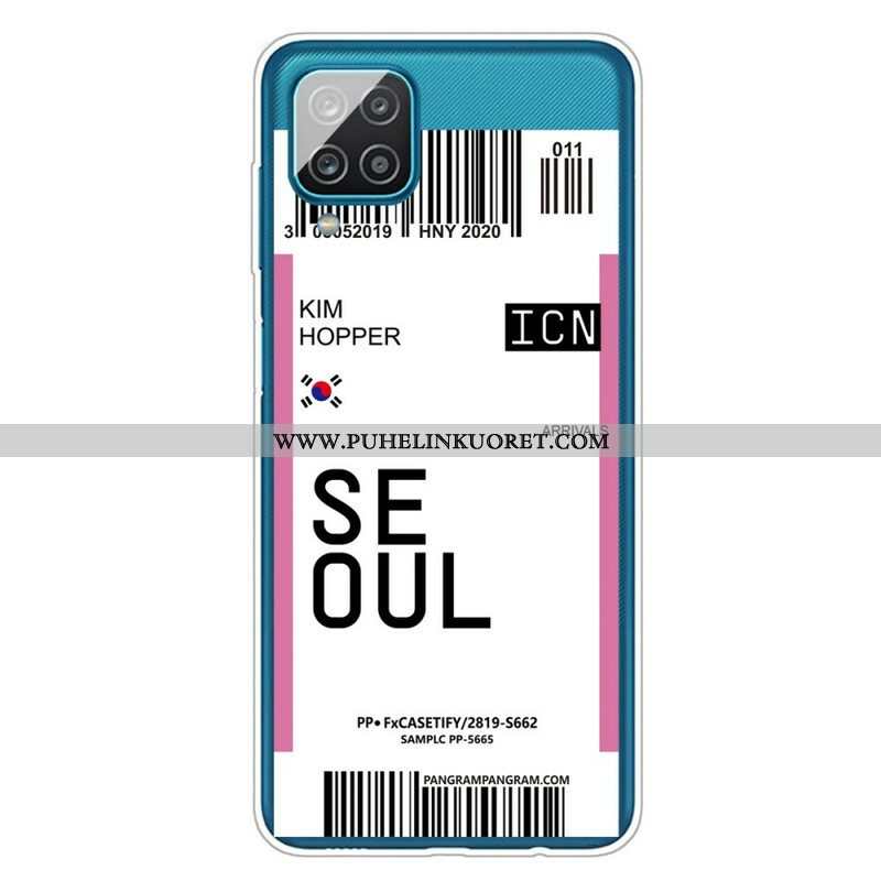 Case Samsung Galaxy M12 / A12 Soul Boarding Pass