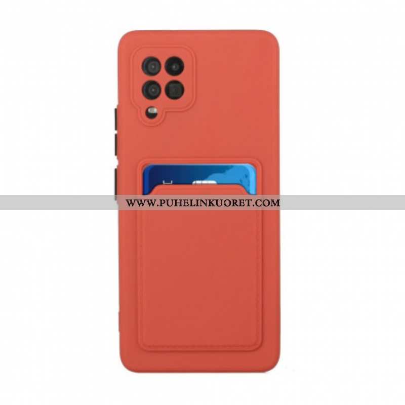 Case Samsung Galaxy M12 / A12 Silikoninen Korttikotelo