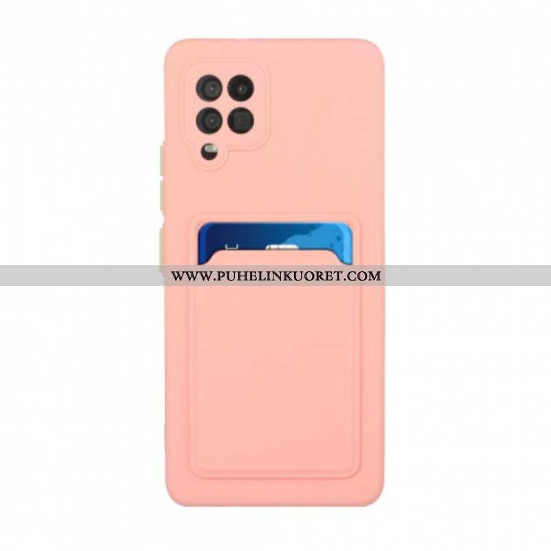 Case Samsung Galaxy M12 / A12 Silikoninen Korttikotelo