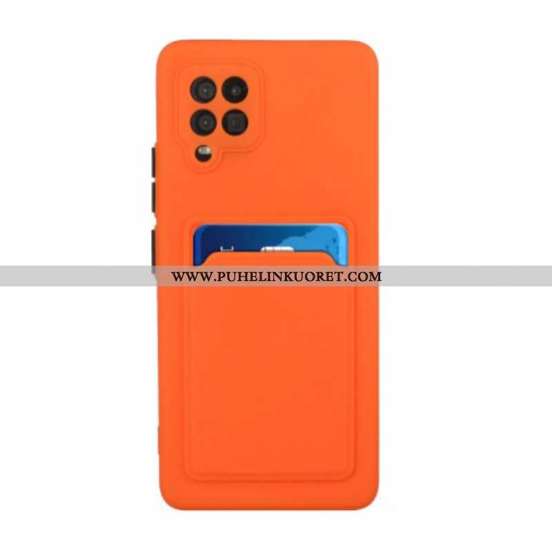 Case Samsung Galaxy M12 / A12 Silikoninen Korttikotelo