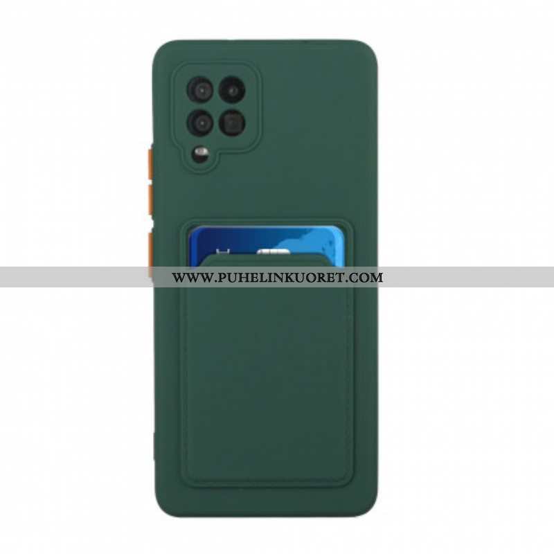 Case Samsung Galaxy M12 / A12 Silikoninen Korttikotelo