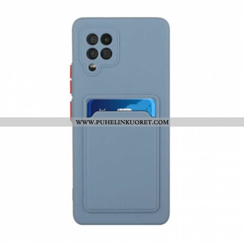 Case Samsung Galaxy M12 / A12 Silikoninen Korttikotelo