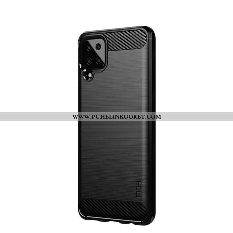 Case Samsung Galaxy M12 / A12 Mofi Harjattu Hiilikuitu