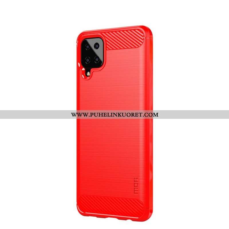 Case Samsung Galaxy M12 / A12 Mofi Harjattu Hiilikuitu