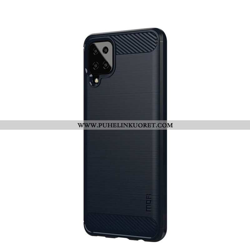 Case Samsung Galaxy M12 / A12 Mofi Harjattu Hiilikuitu