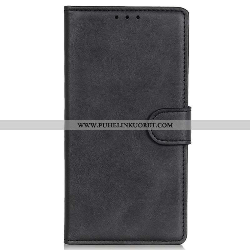 Flip Case Samsung Galaxy M13 Matta Keinonahka