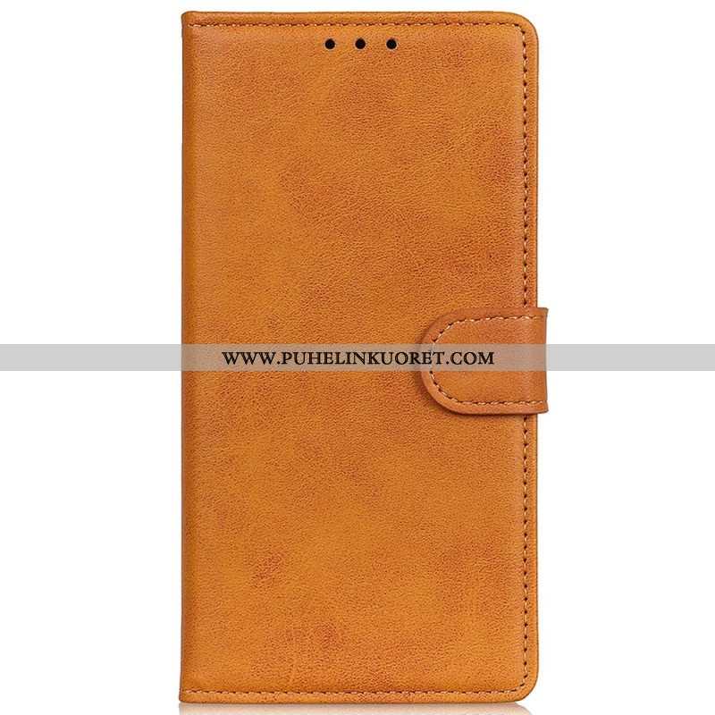 Flip Case Samsung Galaxy M13 Matta Keinonahka