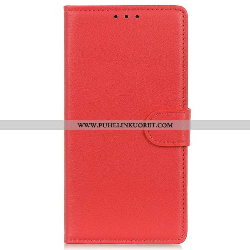 Flip Case Samsung Galaxy M13 Perinteinen Keinonahka