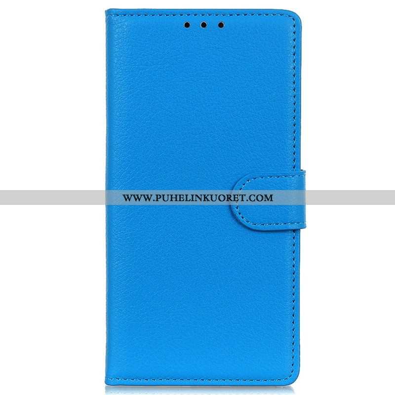 Flip Case Samsung Galaxy M13 Perinteinen Keinonahka