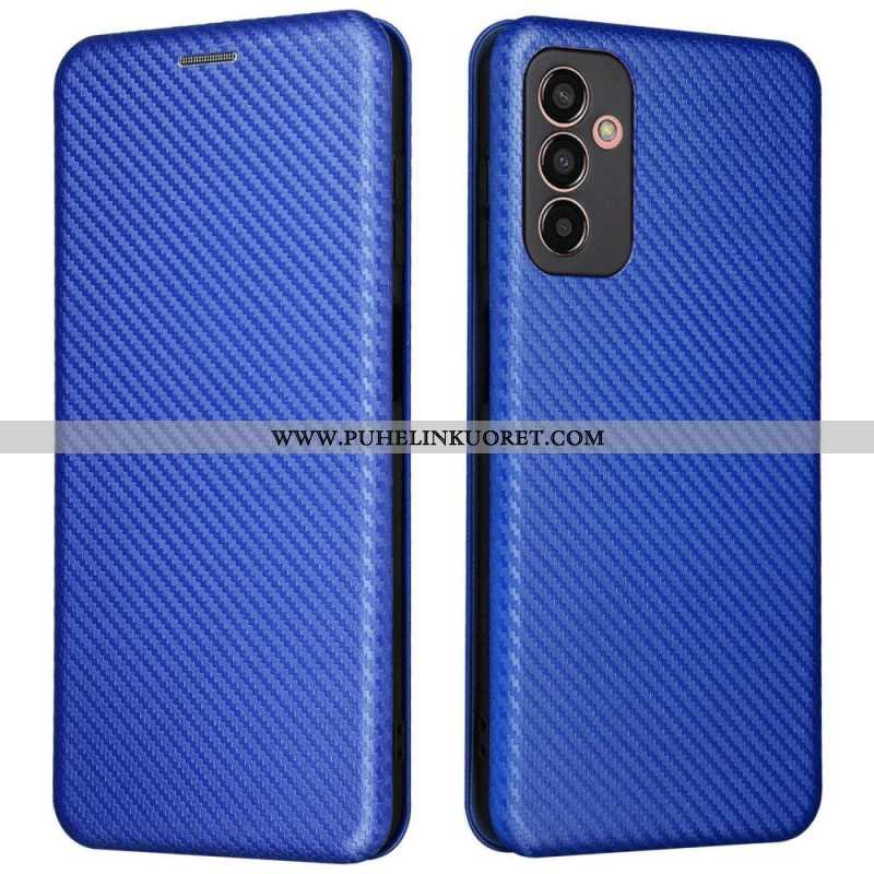 Puhelinkuoret Samsung Galaxy M13 Kotelot Flip Hiilikuitu