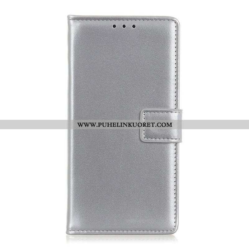 Flip Case Samsung Galaxy M13 Tavallista Keinonahkaa