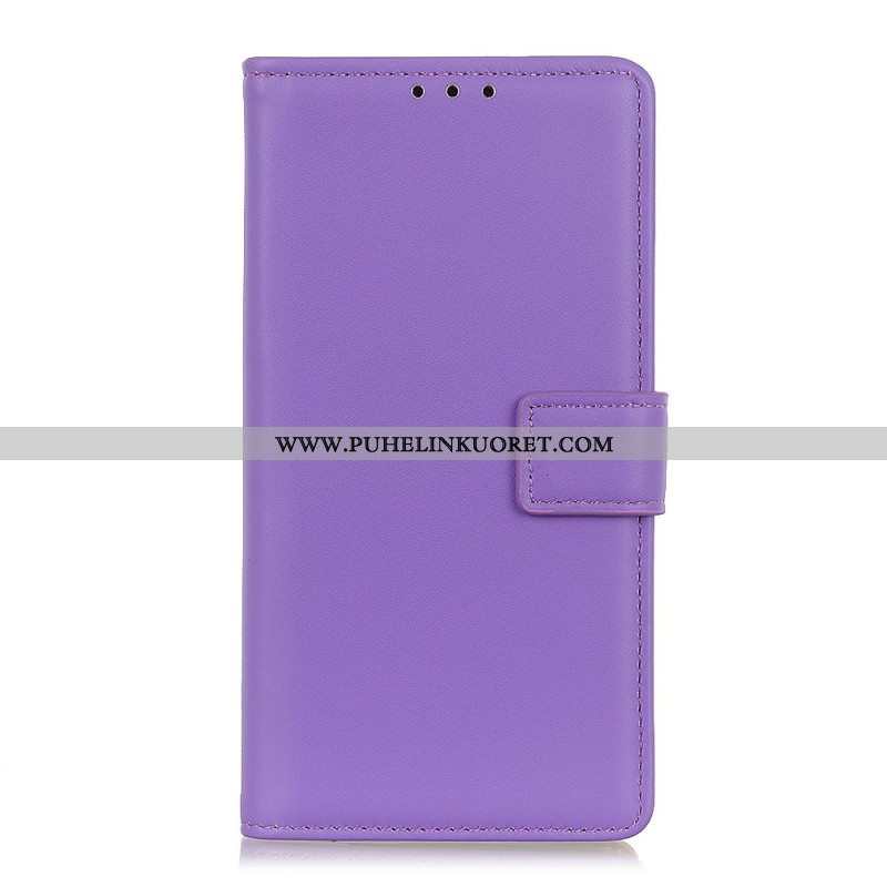 Flip Case Samsung Galaxy M13 Tavallista Keinonahkaa