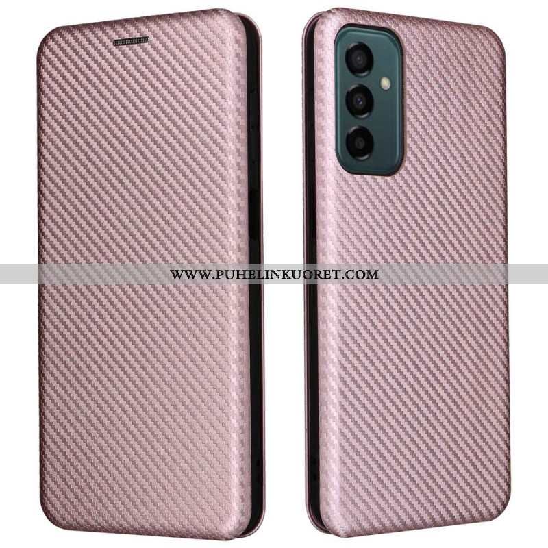 Puhelinkuoret Samsung Galaxy M23 5G Kotelot Flip Hiilikuitu