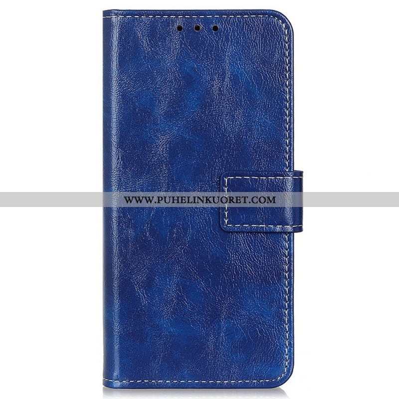 Flip Case Samsung Galaxy M23 5G Kiiltävä Tekonahka