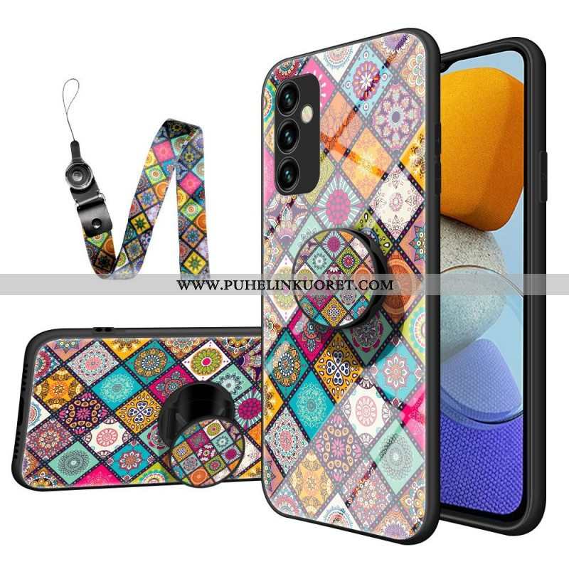 Kuori Samsung Galaxy M23 5G Patchwork Magneettipidike