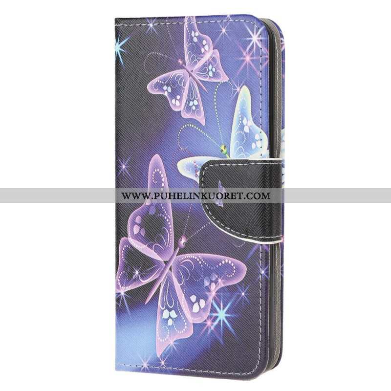 Flip Case Samsung Galaxy M32 Suvereenit Perhoset