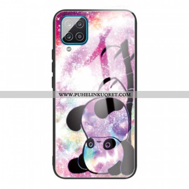 Case Samsung Galaxy M32 Panda Karkaistu Lasi