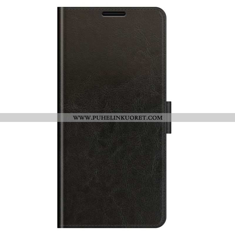 Flip Case Samsung Galaxy M32 Klassinen Nahkaefekti