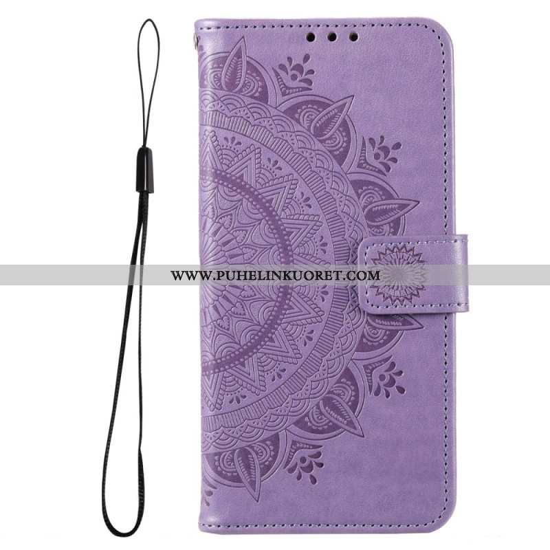 Kotelot Samsung Galaxy M33 5G Suojaketju Kuori Strappy Sun Mandala