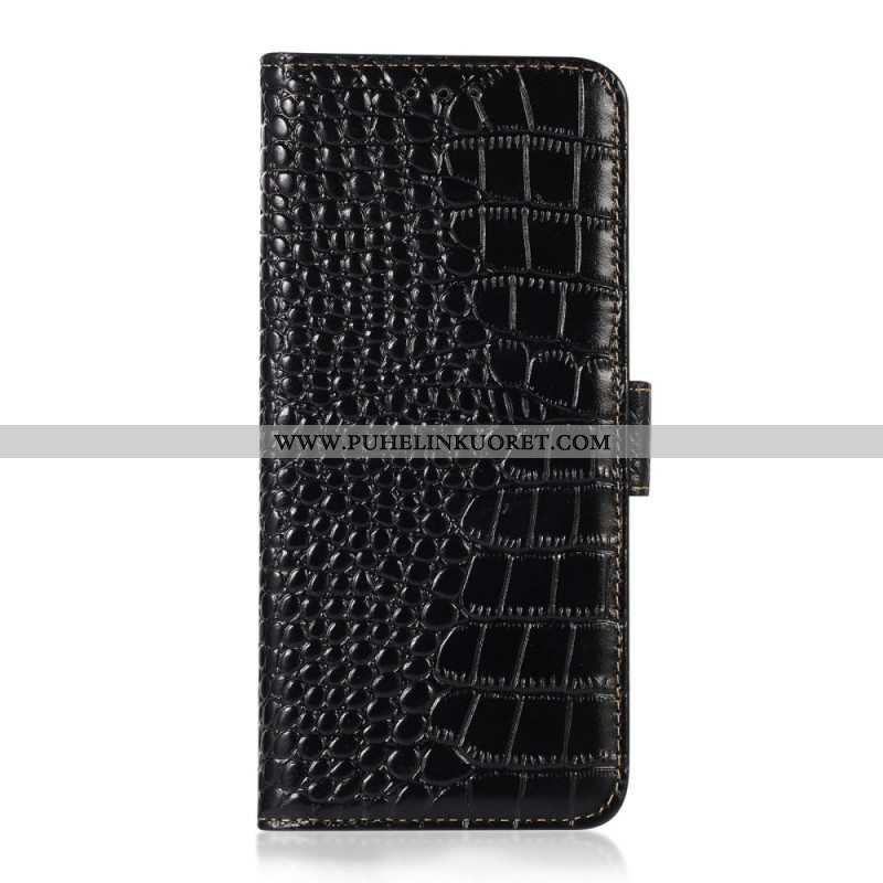 Kotelot Samsung Galaxy M33 5G Crocodile Style Rfid