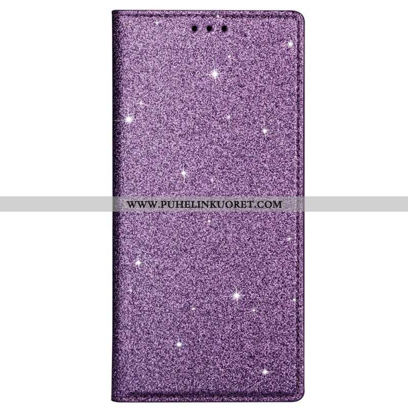 Puhelinkuoret Samsung Galaxy M51 Kotelot Flip Paljetti Tyyli