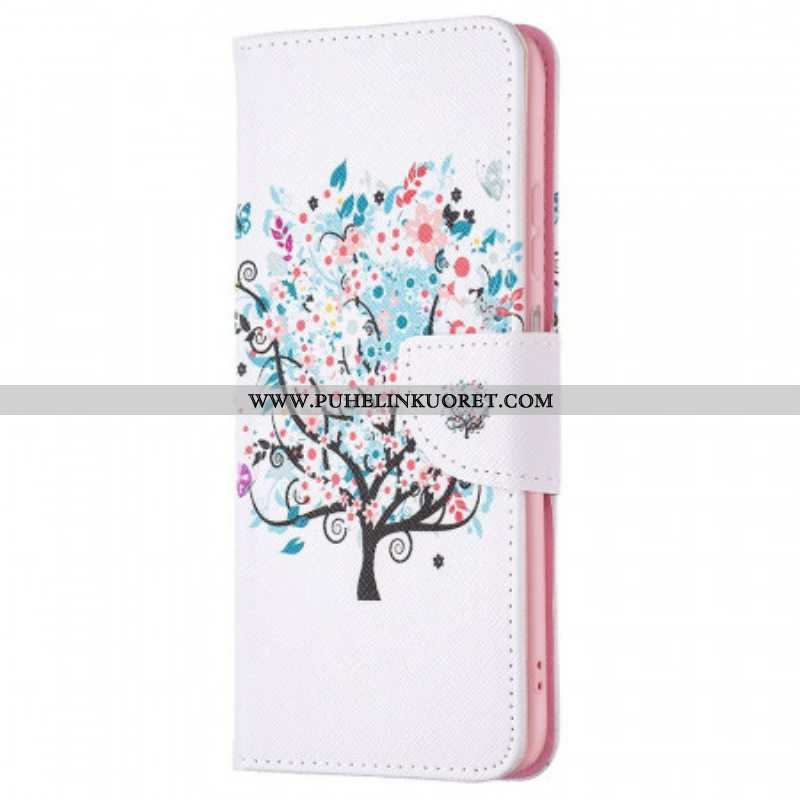 Flip Case Samsung Galaxy M53 5G Kukkiva Puu