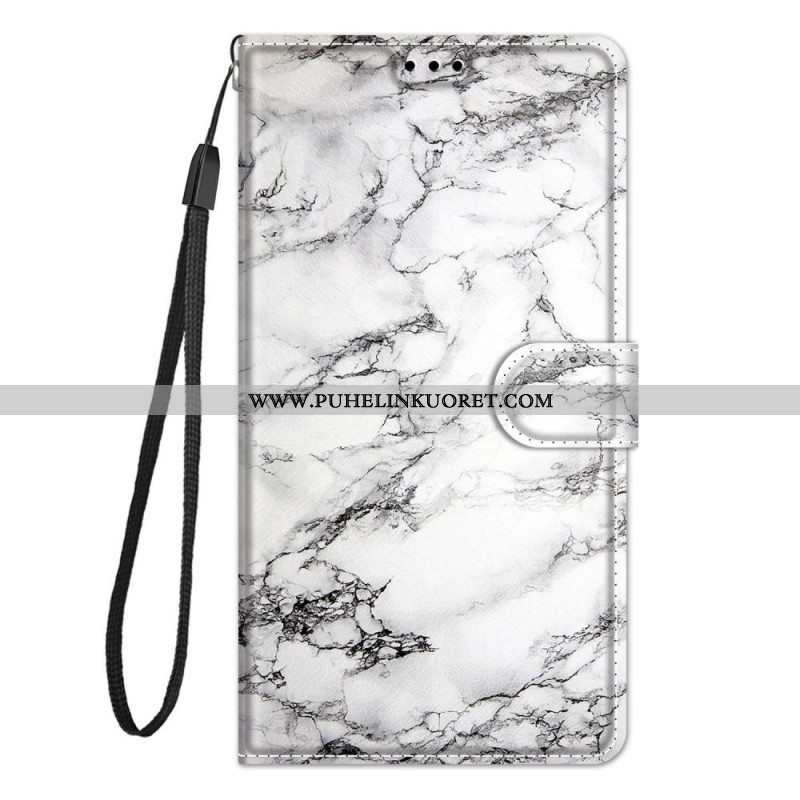 Kotelot Samsung Galaxy M53 5G Suojaketju Kuori Strip Marble