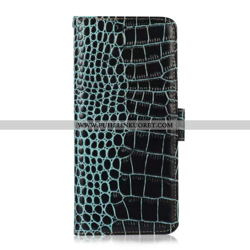 Kotelot Samsung Galaxy M53 5G Crocodile Style Rfid