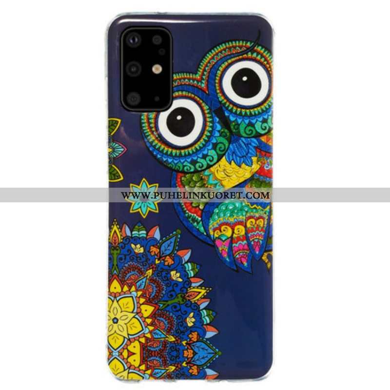 Case Samsung Galaxy S20 Plus / S20 Plus 5G Fluoresoiva Pöllön Mandala