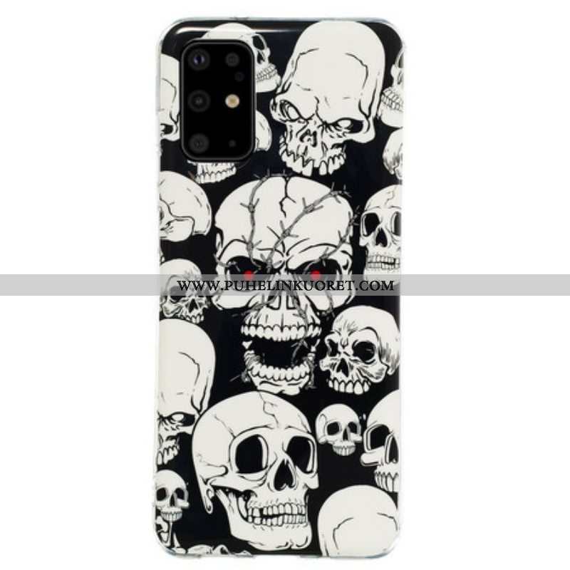 Case Samsung Galaxy S20 Plus / S20 Plus 5G Fluoresoivat Pääkallot