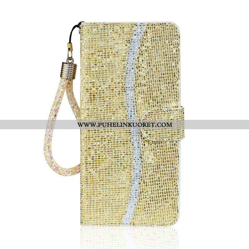 Flip Case Samsung Galaxy S21 5G Paljetteja S Design