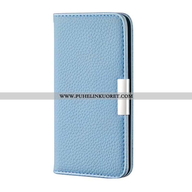 Puhelinkuoret Samsung Galaxy S21 FE Kotelot Flip Keinonahka Litchi Ultra Chic