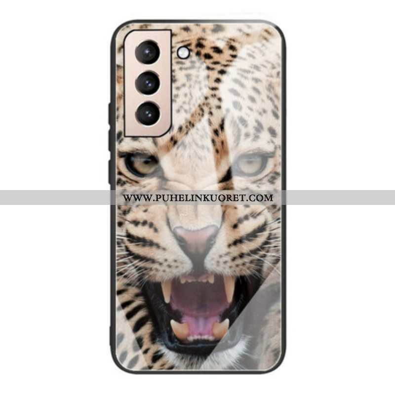 Kuori Samsung Galaxy S21 FE Leopard Karkaistu Lasi