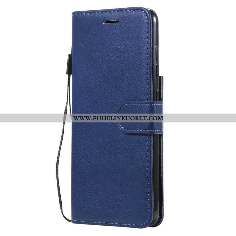 Kotelot Samsung Galaxy S21 FE Suojaketju Kuori Strappy Leather Effect